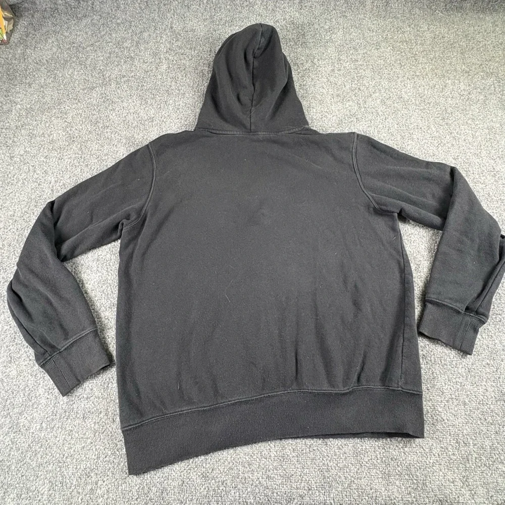 The North Face Hoodie Men M Black Logo Pullover Grunge Streetwear Gorpcore Hike